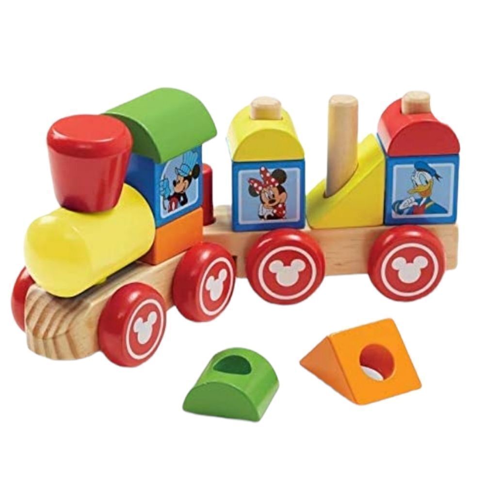 Melissa & Doug / Disney stacking wood Disney  train